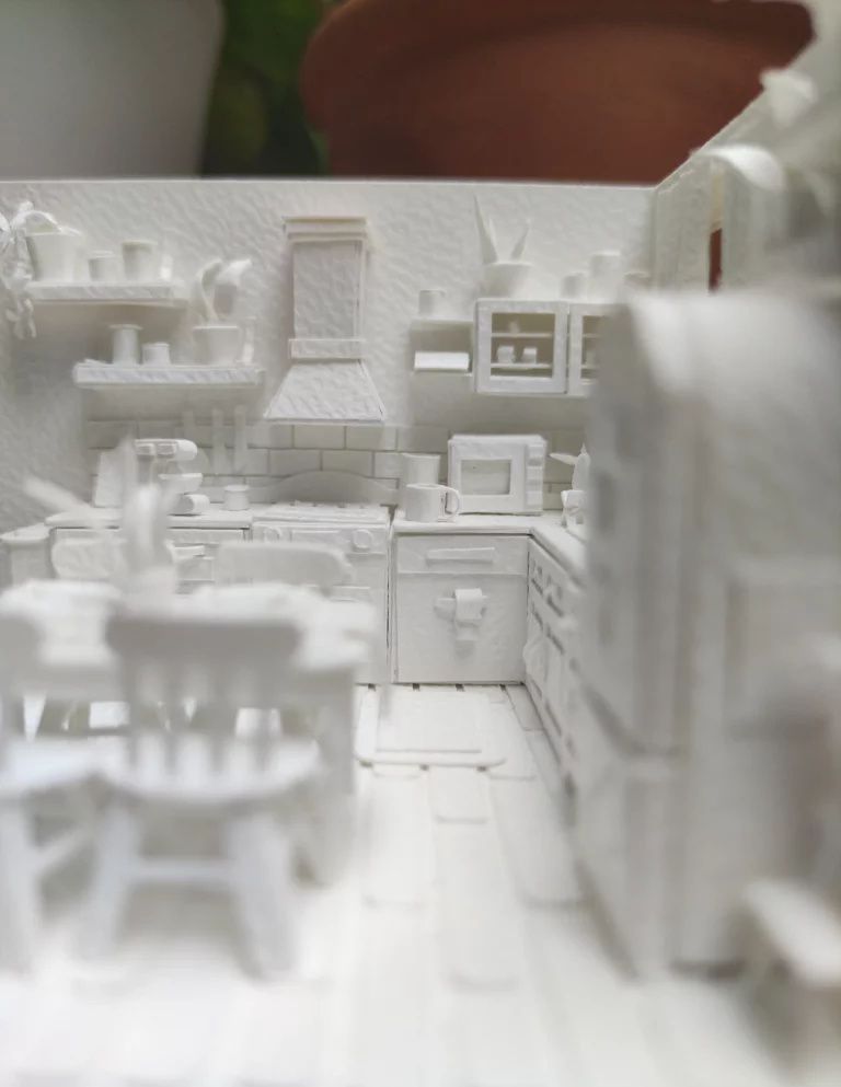 Galéa - Cuisine maquette en papier