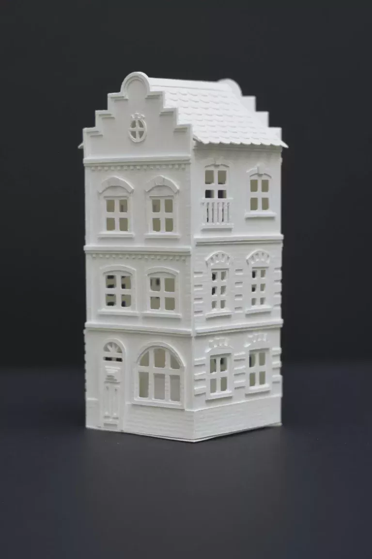 Héliade - Photophore d'une maison en papier