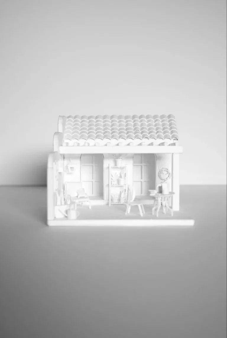 Garden maquette en papier